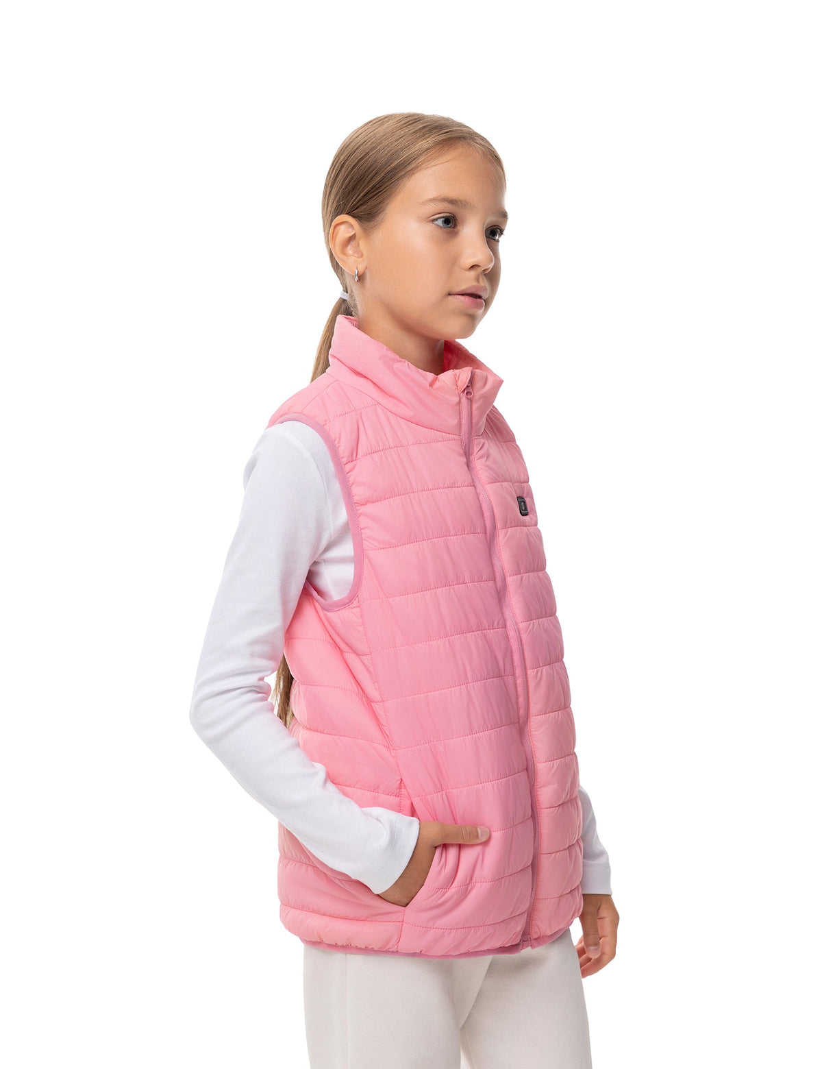 Childrens Heated Vest with Three Temperature Settings and Water Resistant Outer Layer