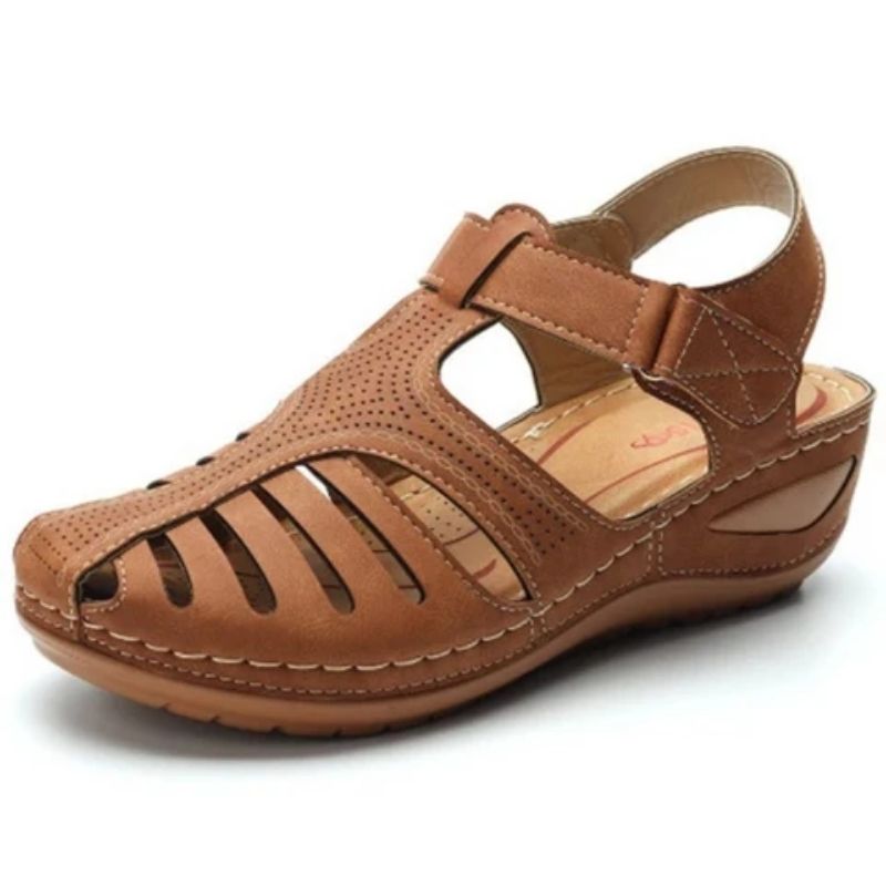Womens Sandals with Ergonomic Footbed and Adjustable Straps, Non-Slip Lightweight Sole