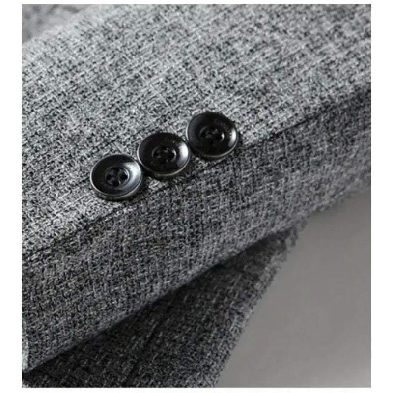 Mens Slim Fit Blazer with No-Iron Finish and Travel-Friendly Design, Smart Casual