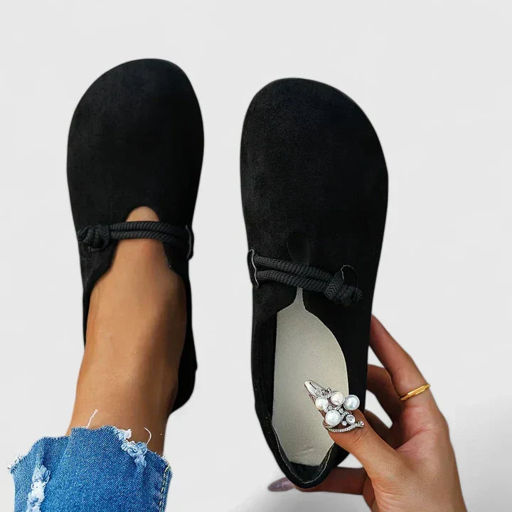 Rope-Tie Closed Toe Loafers for Women