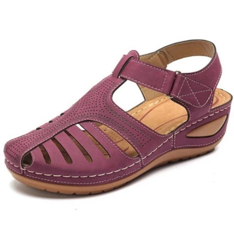 Womens Sandals with Ergonomic Footbed and Adjustable Straps, Non-Slip Lightweight Sole