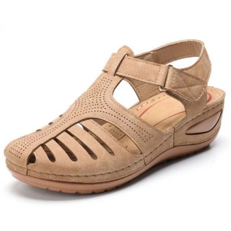 Womens Sandals with Ergonomic Footbed and Adjustable Straps, Non-Slip Lightweight Sole