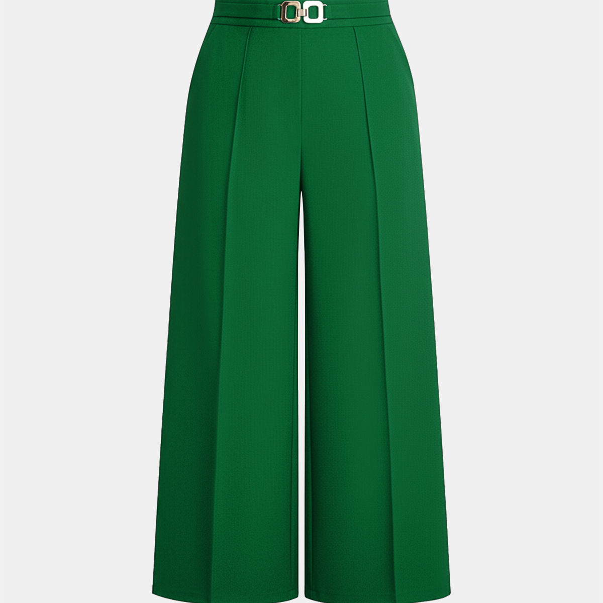 High Waist Woven Pants with Elasticated Back Panel and Medium Stretch