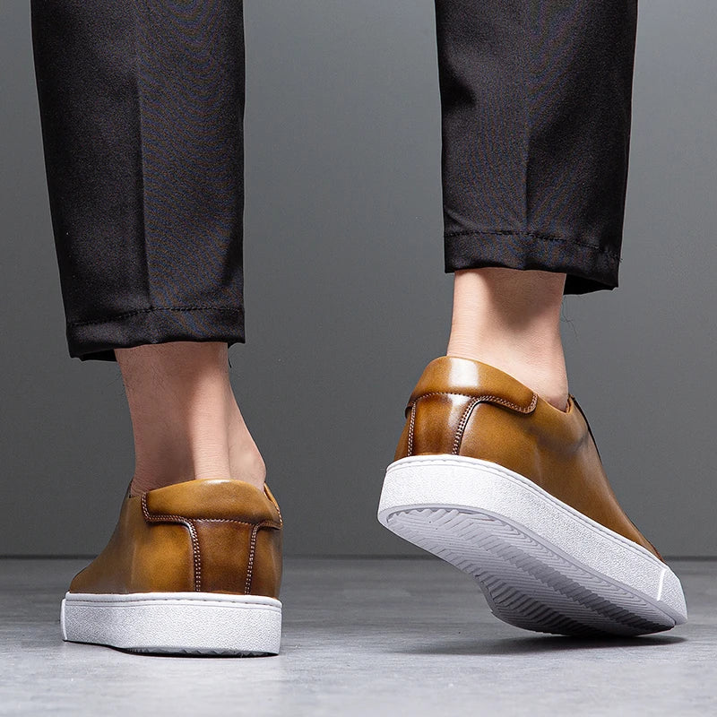 Luminovi | Maver Leather Sneakers-