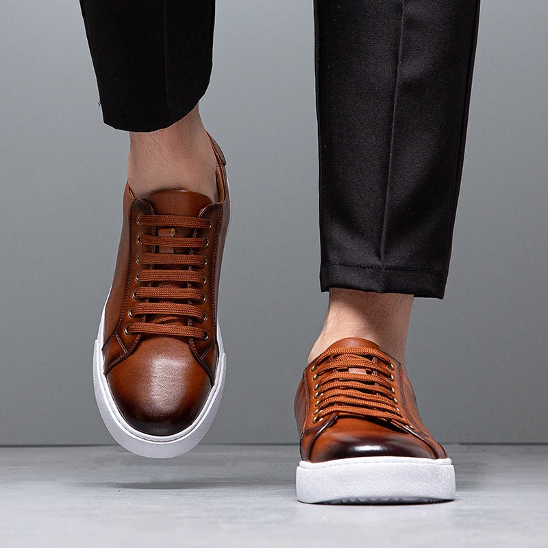 Luminovi | Maver Leather Sneakers-