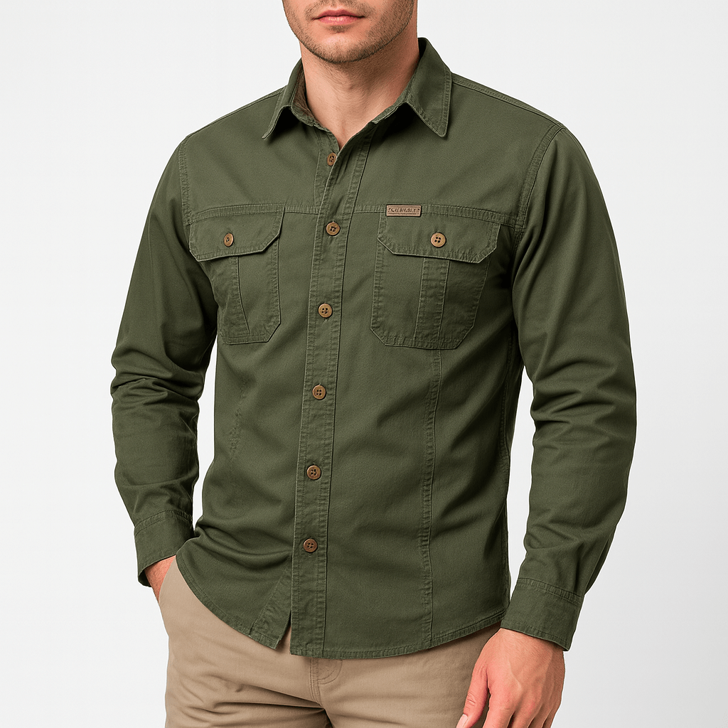 Luminovi | Classic Collar Shirt-Shirt