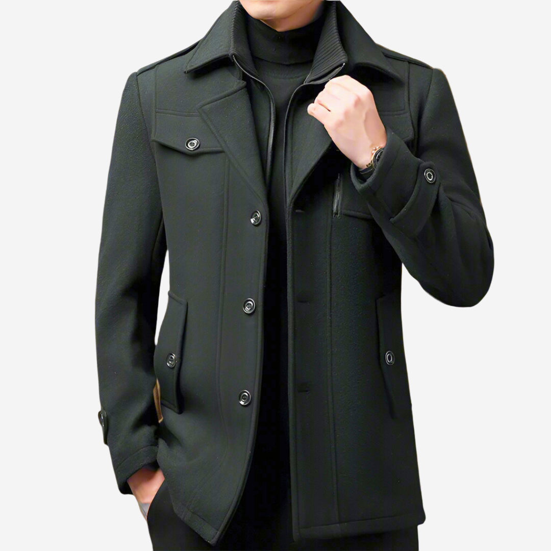 Luminovi | Classic Trench Coat-Trench Coat