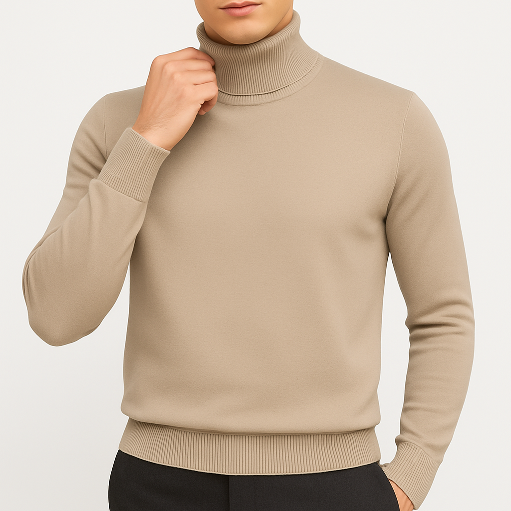 Luminovi | Fine Knit Turtleneck-Turtleneck