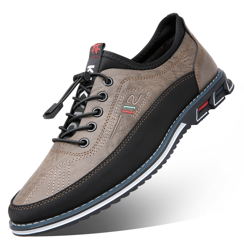 Luminovi | Leather Low-Top Sneakers-