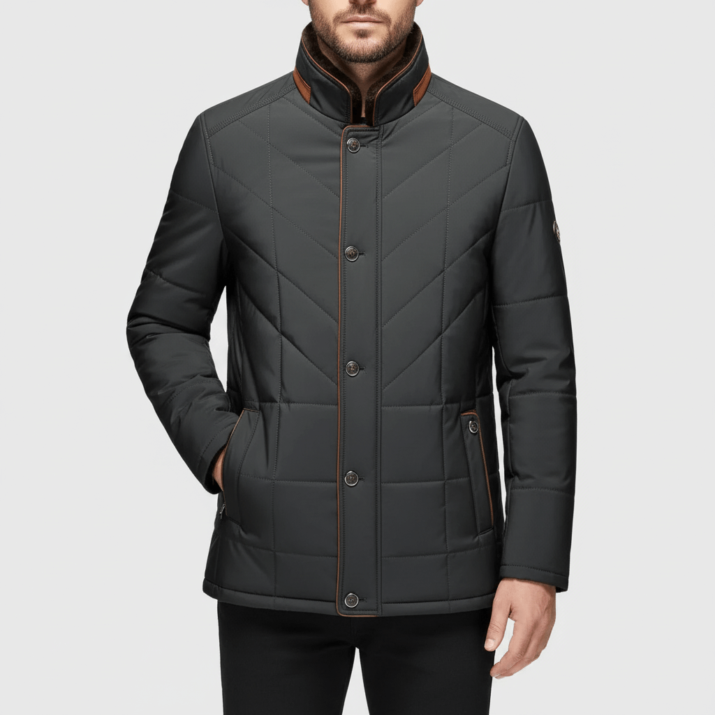 Luminovi | Padded Business Jacket-Jacket