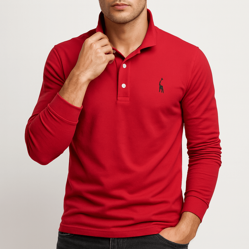 Luminovi | Polo Knit Jumper-Sweater
