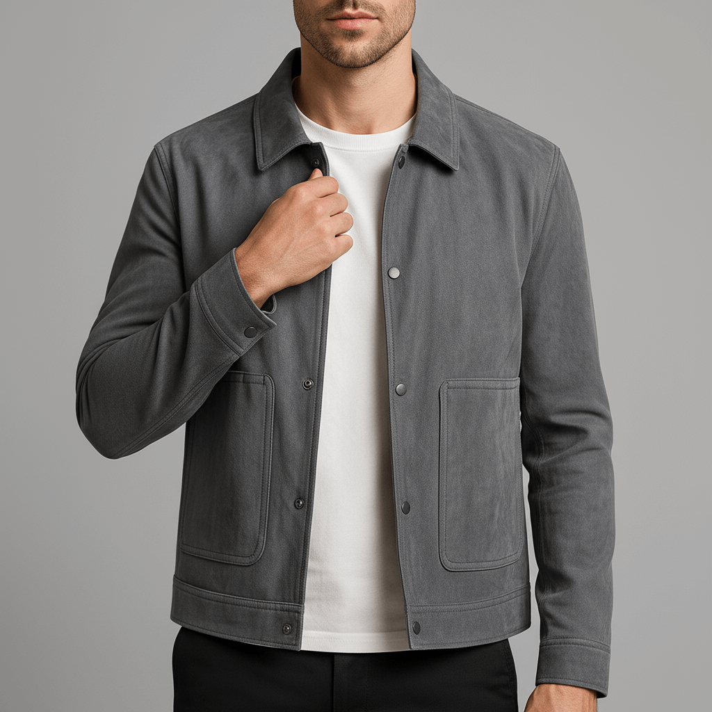 Luminovi | Premium Suede Jacket-Jacket