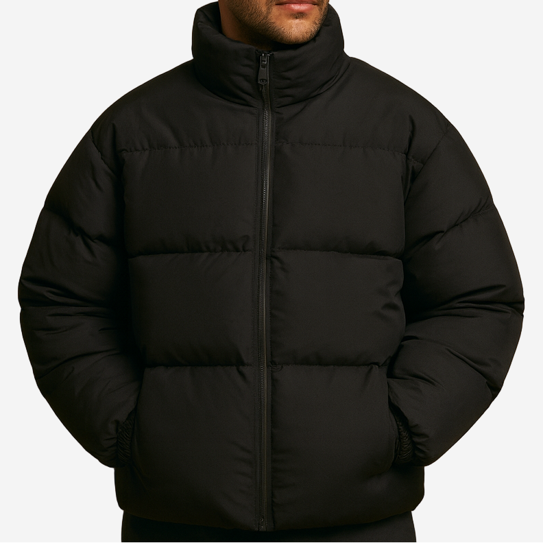 Luminovi | Quilted Puffer Jacket-Jacket