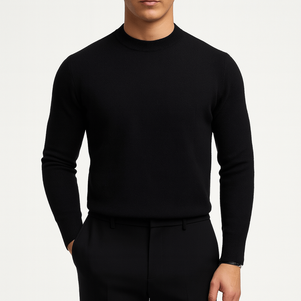 Luminovi | Slim Knit Sweater-Sweater