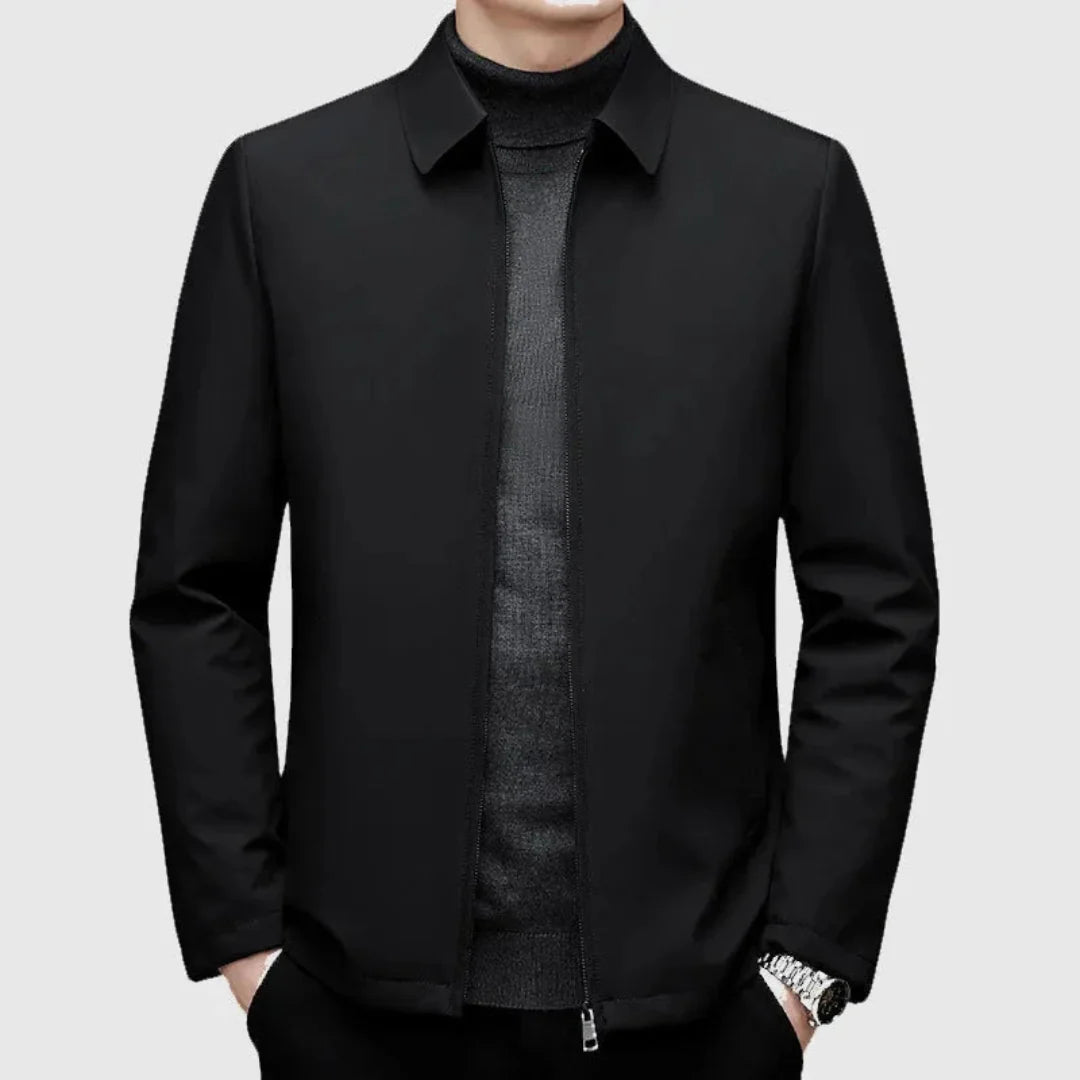 Luminovi | Turn-Down Collar Jacket-Jacket