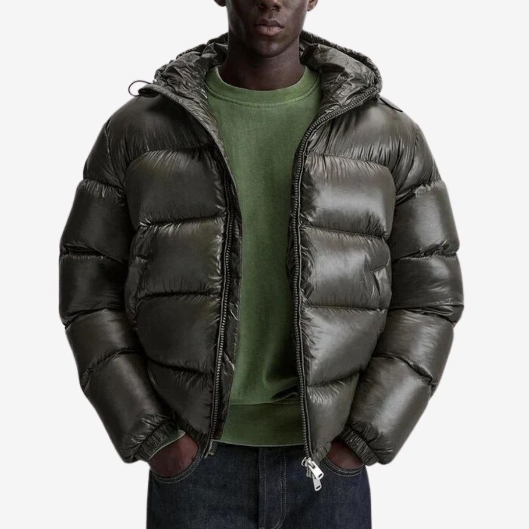 Men’s Classic Puffer Jacket – Warm Quilted Winter Coat | Timeless Everyday Outerwear-Men Jacket