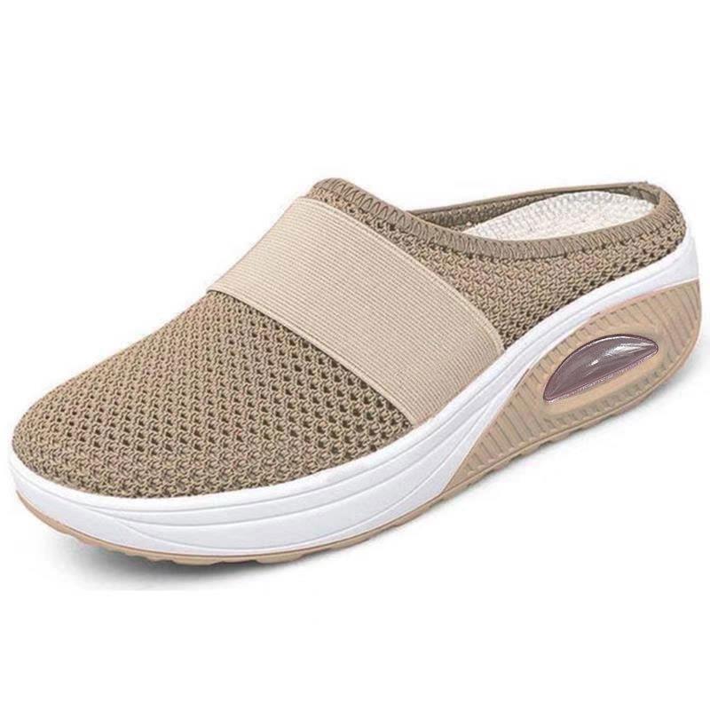 Orthopedic Slip On Mules with Breathable Mesh and Arch Support