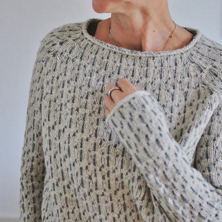 Boat Neck Sweater with Soft Breathable Knit and Relaxed Fit, Machine Washable