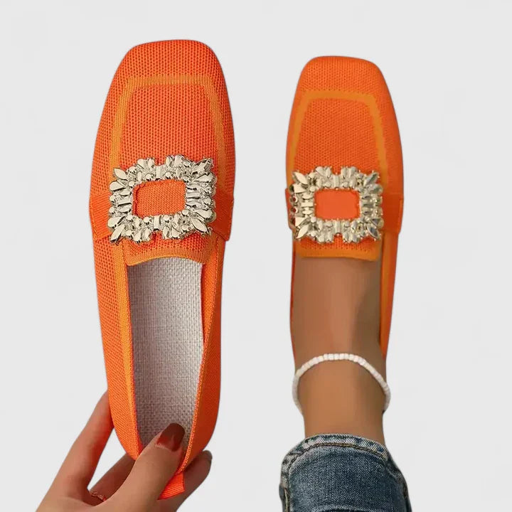 Orthopedic Loafers for Women with Arch Support and Shock-Absorbing Sole