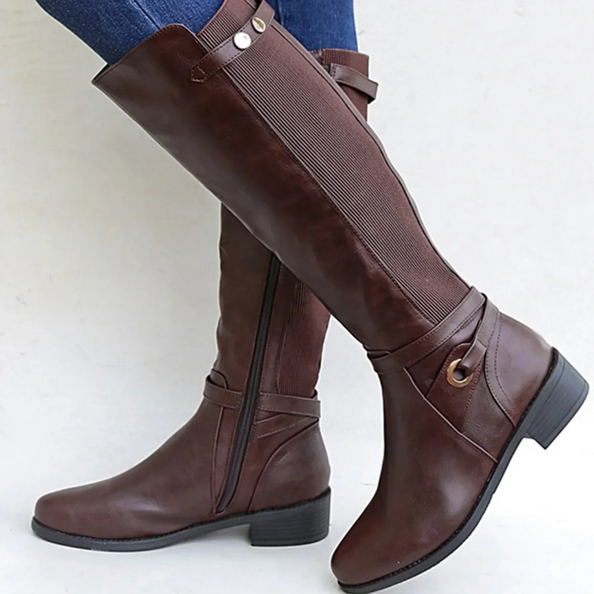 Orthopedic Boots for Women with Removable Insole and Slip-Resistant Outsole, 1-Inch Heel