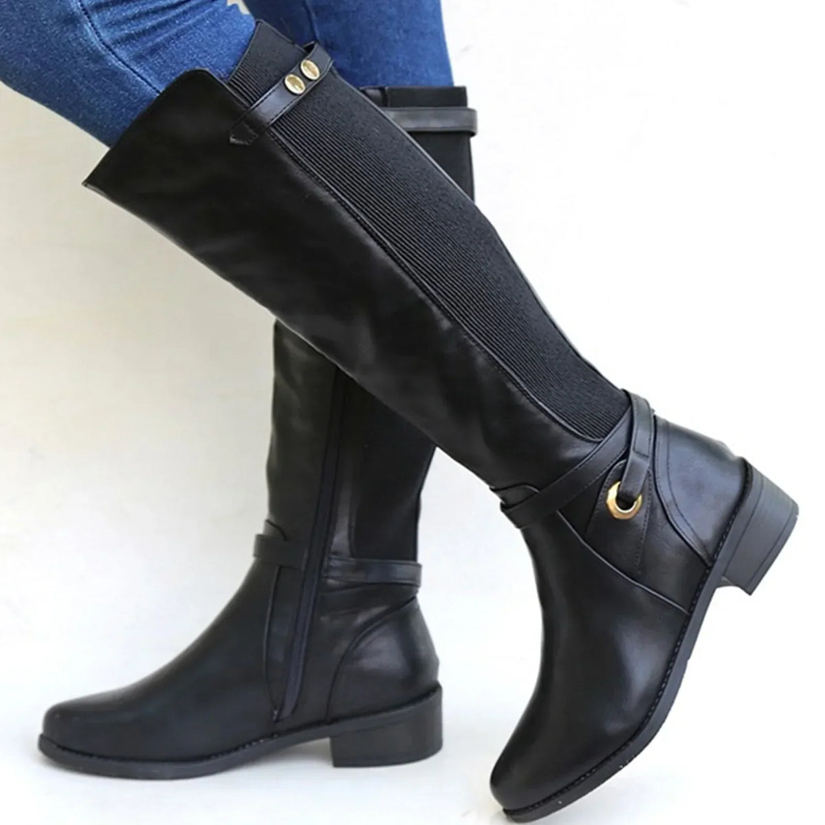 Orthopedic Boots for Women with Removable Insole and Slip-Resistant Outsole, 1-Inch Heel