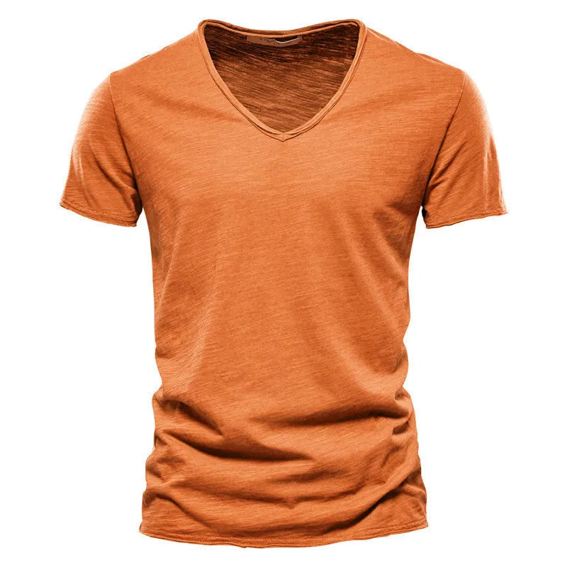 Crew Neck T-Shirt with Breathable Fabric and Shape Retention