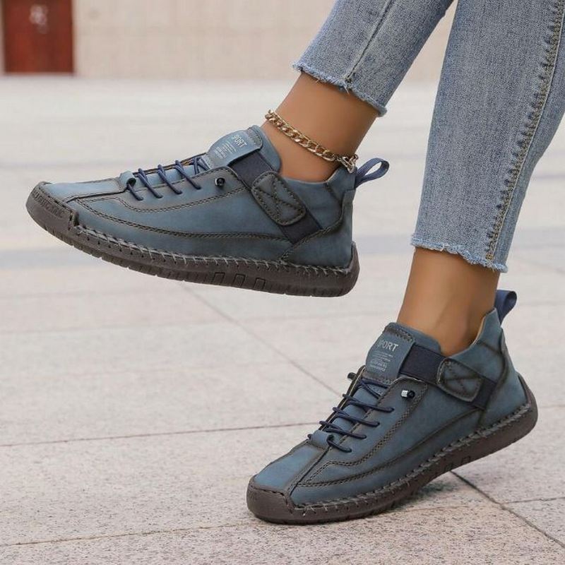 Womens Orthopedic Sneakers with Adaptive Insole and Breathable Knit, Slip-On Strap
