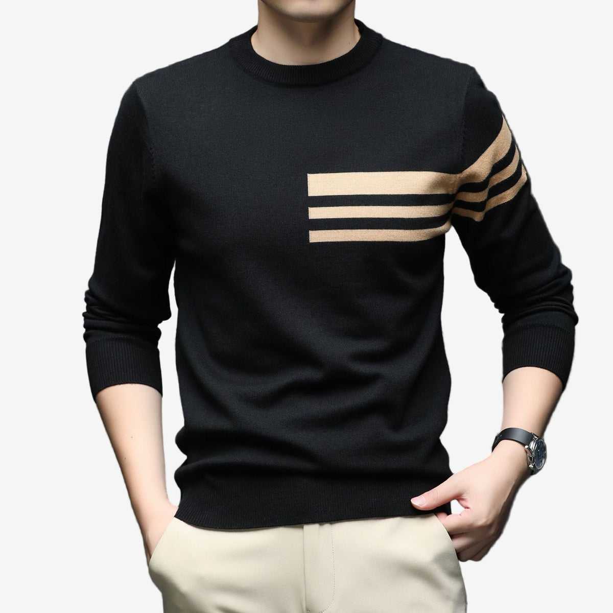 Simeon - Stilvoller, warmer Strickpullover für Herren-Men Fashion