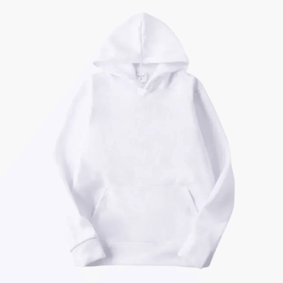 Mens Relaxed Fit Pullover Hoodie with Adjustable Hood and Kangaroo Pocket