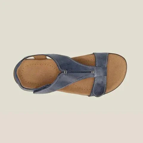 Comfortable Womens Sandals with Cushioned Footbed and Adjustable Strap, Breathable Open Toe