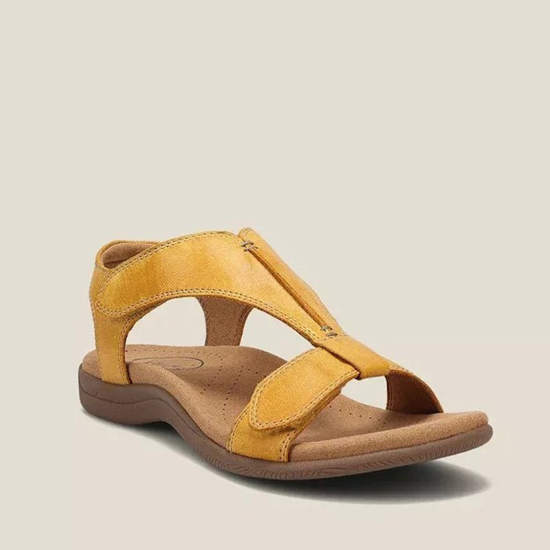 Comfortable Womens Sandals with Cushioned Footbed and Adjustable Strap, Breathable Open Toe