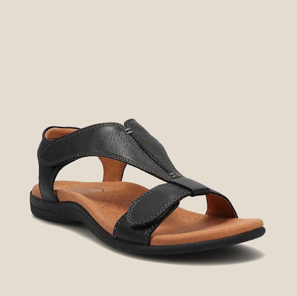 Comfortable Womens Sandals with Cushioned Footbed and Adjustable Strap, Breathable Open Toe