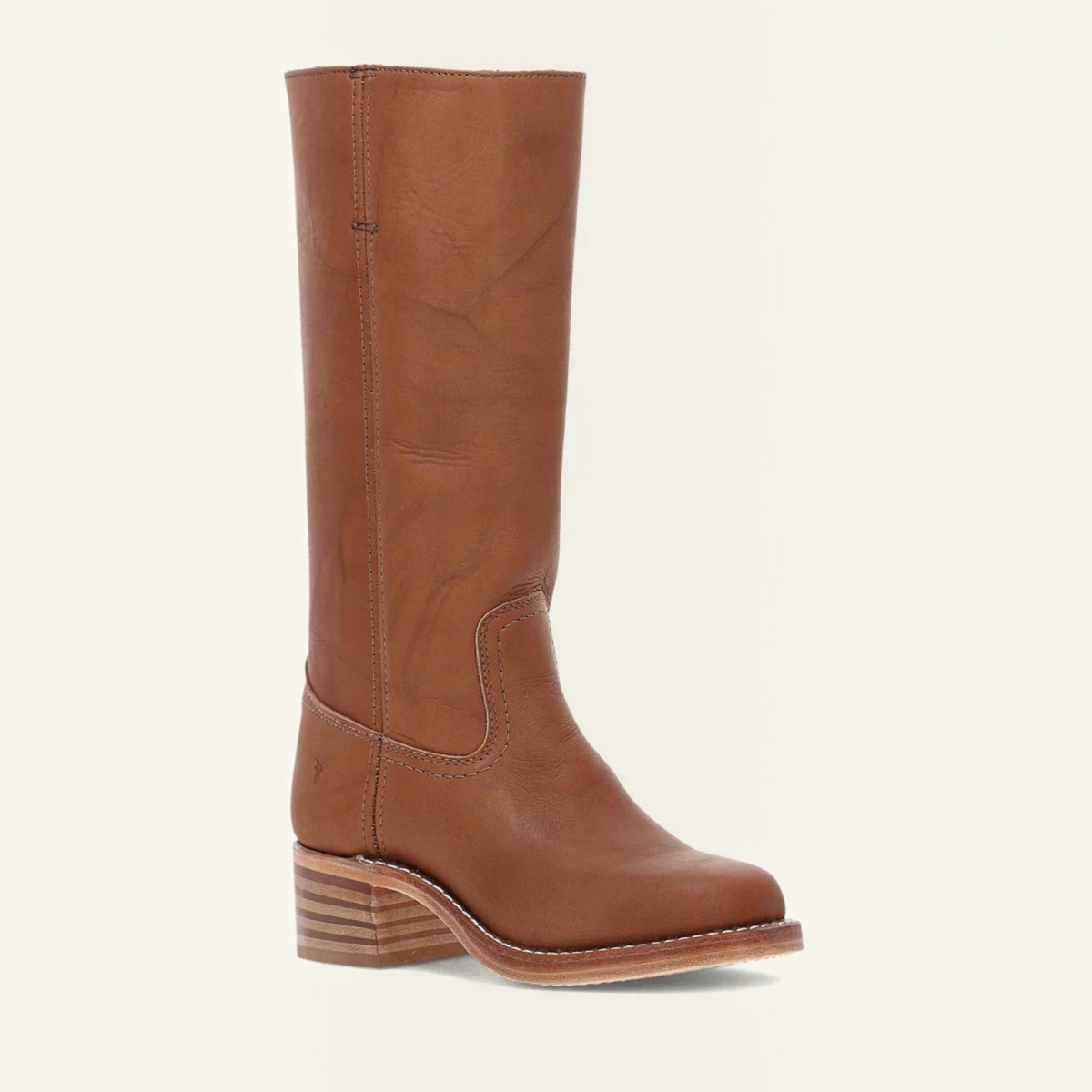 Womens Cowboy Boots with Leather Upper and Cushioned Insole, Pointed Toe Angled Heel