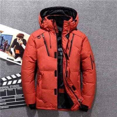 Mens Padded Parka with Adjustable Hood