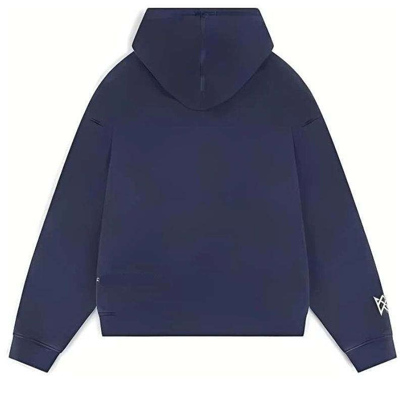 Graphic Hoodie with Water-Based Chest Print and Kangaroo Pocket, Midweight Relaxed Fit
