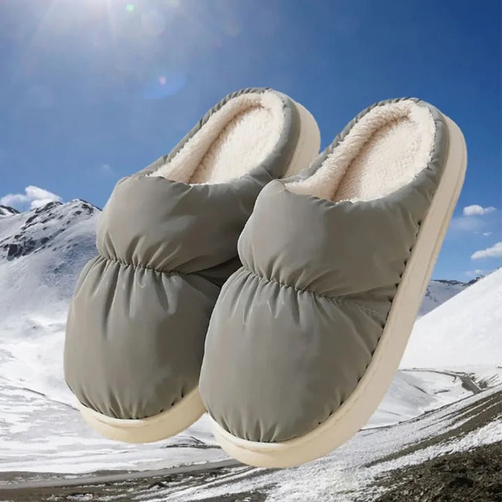 USB Heated Slippers with Breathable Plush Lining and Temperature Control