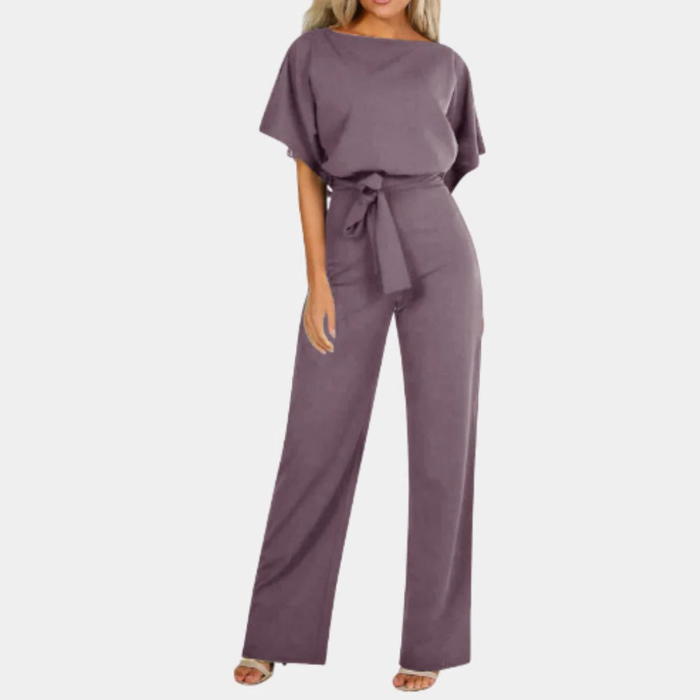 Womens One-Piece Jumpsuit with Breathable Fabric and Classic Cut