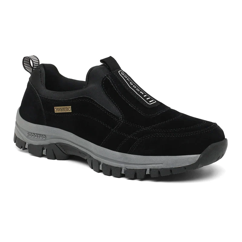 Slip On Hiking Shoes with Orthopedic Arch Support and Cushioned Footbed