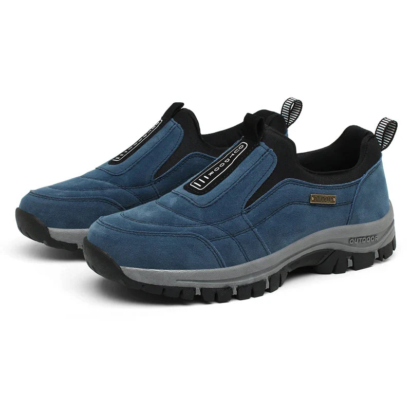 Slip On Hiking Shoes with Orthopedic Arch Support and Cushioned Footbed