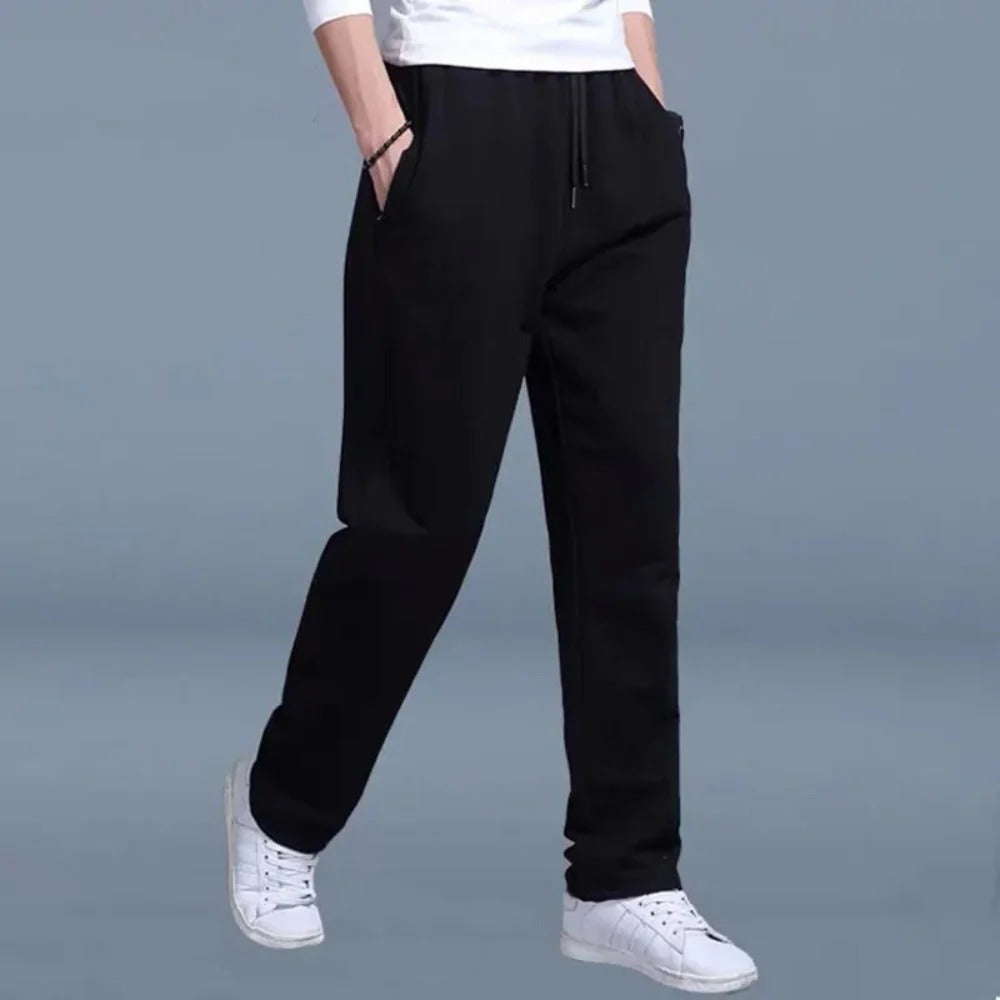 Sweatpants with Moisture Wicking Stretch Fabric and Deep Side Pockets for Men