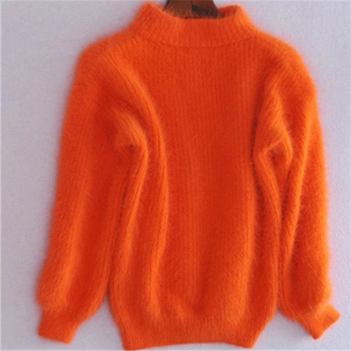 Womens Long Sleeve Knit Pullover Sweater with Textured Open Weave and Ribbed Hem