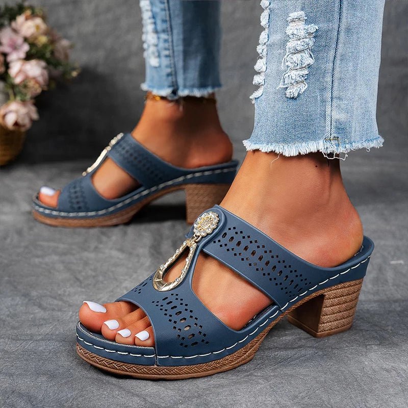 Womens Open Toe Orthopedic Sandals with Arch Support and Breathable Design