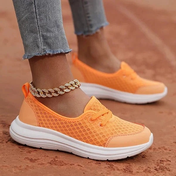 Orthopedic Mesh Walking Shoes with Memory Foam Footbed and Arch Support