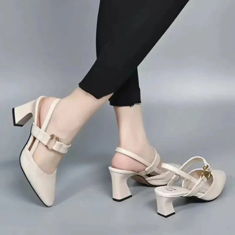Womens Orthopedic Heels with Contoured Arch Support and Breathable Materials