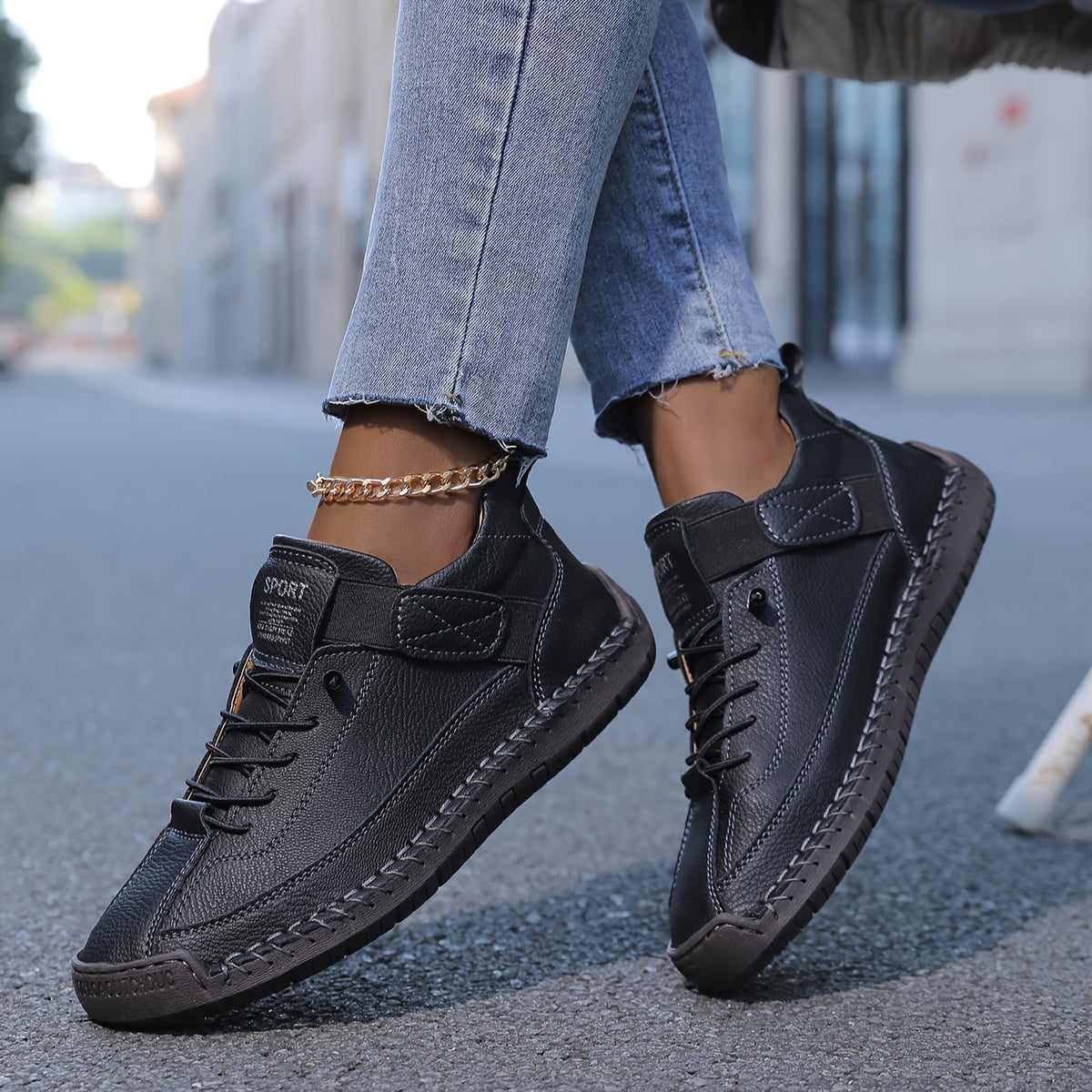 Womens Orthopedic Sneakers with Adaptive Insole and Breathable Knit, Slip-On Strap