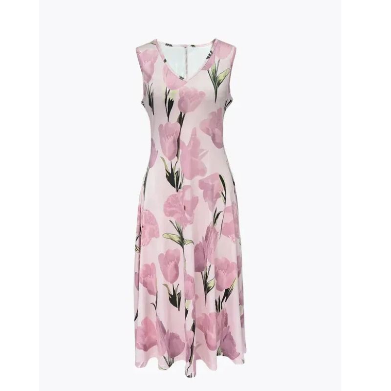 Womens Floral Maxi Dress with Cropped Jacket and Lightweight Breathable Fabric
