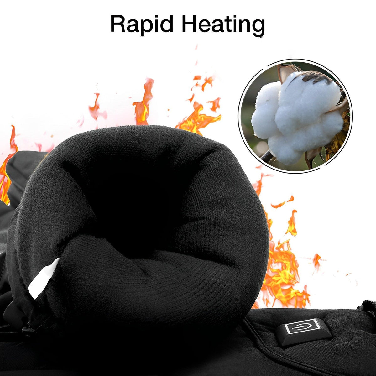 Heated Hand Gloves with Full Finger Warmth and Fast Heat-Up Technology