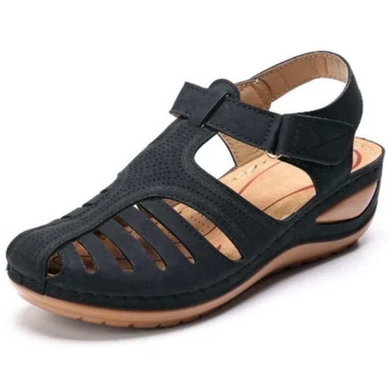 Womens Sandals with Ergonomic Footbed and Adjustable Straps, Non-Slip Lightweight Sole