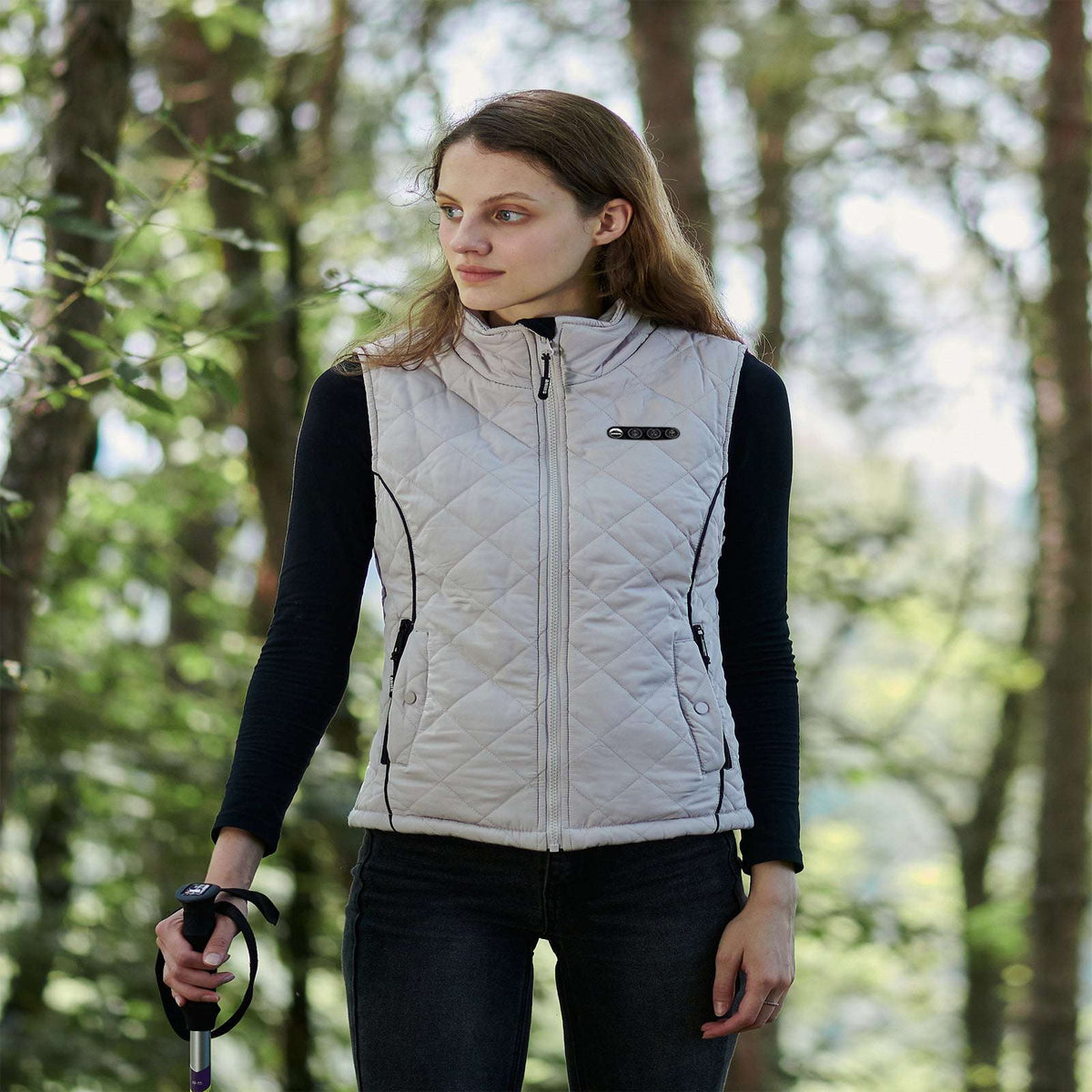 white heated vest for women Christmas gift