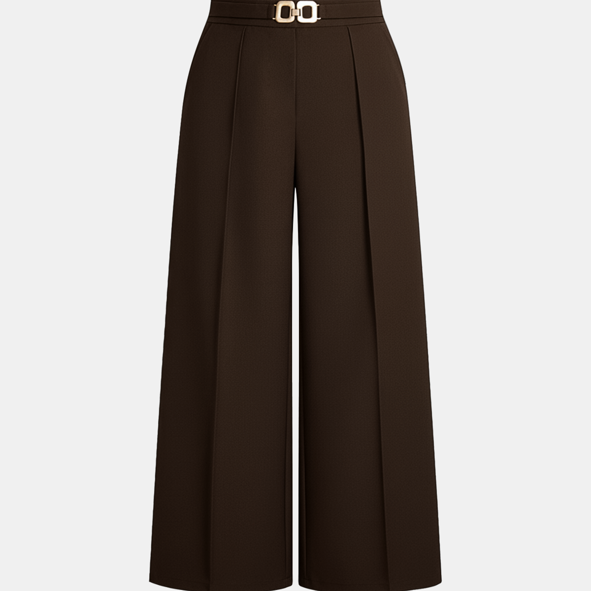 High Waist Woven Pants with Elasticated Back Panel and Medium Stretch